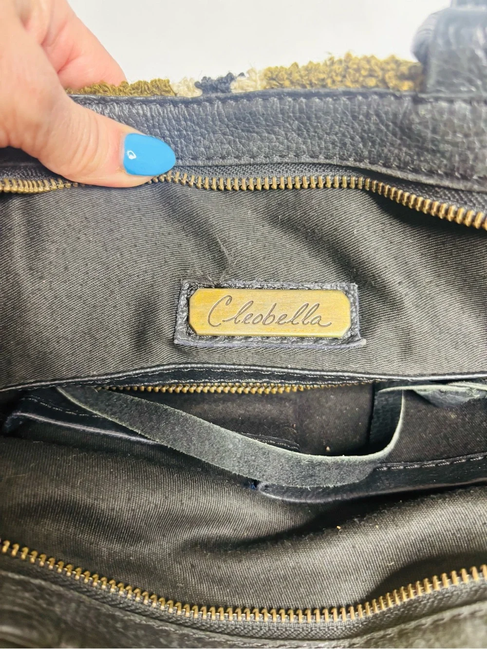 Cleobella Layla Weekender Carpet Bag and Leather Trimmed Bag
